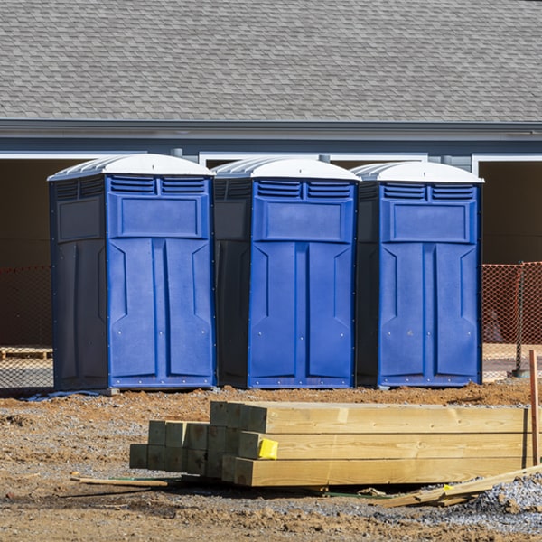 how do you ensure the porta potties are secure and safe from vandalism during an event in Larchwood